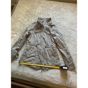 Material Girl Jacket Size M Olive Green Michael Jackson Style Long Pockets